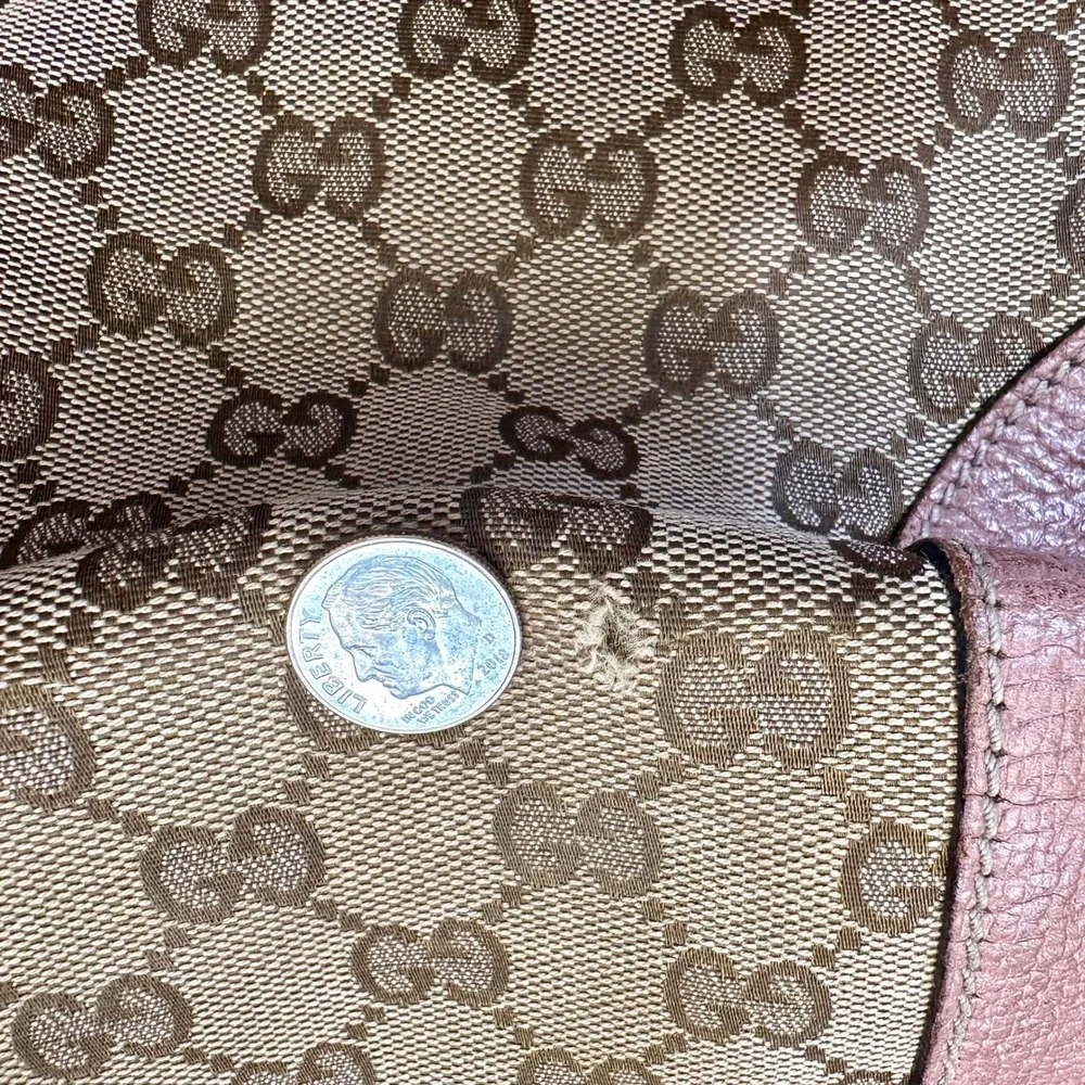 Gucci GG Canvas Bree Dome Tote Medium AS IS/READ DESCRIPTION - Picture 13 of 13